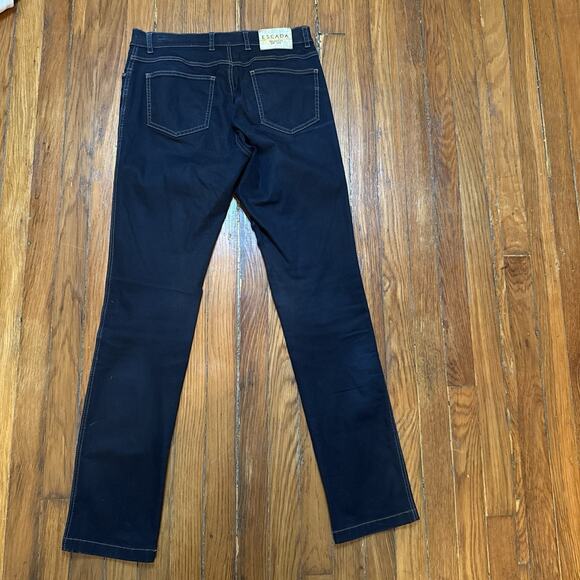 Escada Women's Jeans Dark Blue Wash Slim Skinny Mid Rise Size 8 30x32 Super Soft - Picture 2 of 14